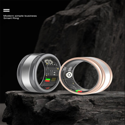 R18 SIZE 8 Smart Ring, Support Heart Rate / Blood Oxygen / Sleep / Multiple Sports Modes(Gold) by buy2fix