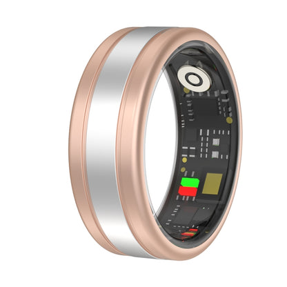 R18 SIZE 12 Smart Ring, Support Heart Rate / Blood Oxygen / Sleep / Multiple Sports Modes(Gold) by buy2fix
