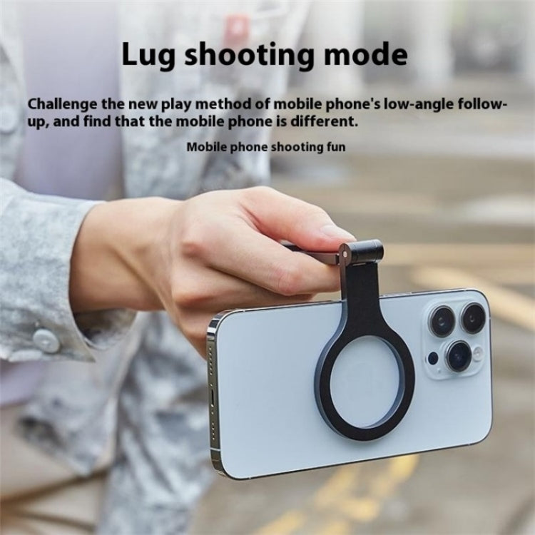 D59 Aluminum Alloy Finger Ring Grip MagSafe Dual Magnetic Phone Back Dual Ring Holder - Ring Holder by buy2fix | Online Shopping UK | buy2fix