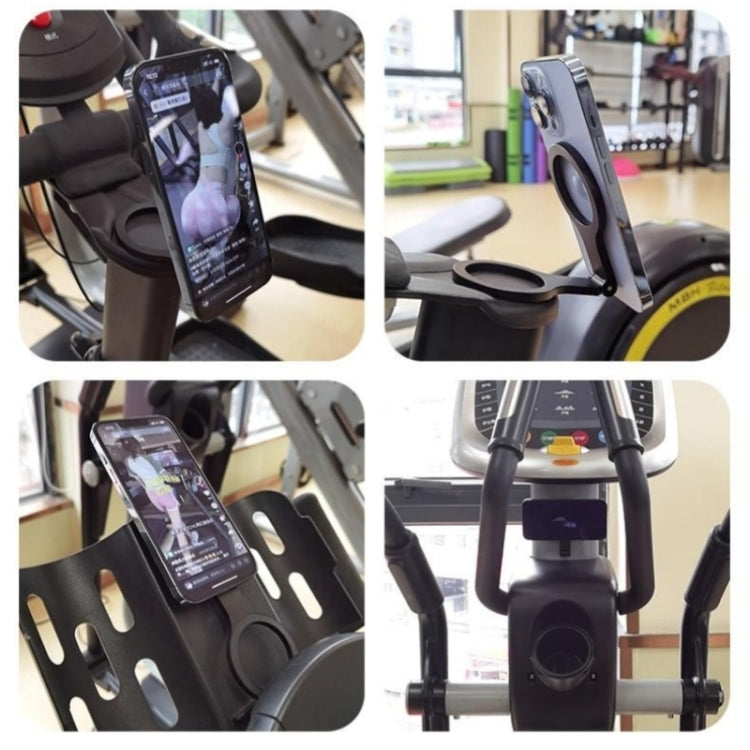 D59 Aluminum Alloy Finger Ring Grip MagSafe Dual Magnetic Phone Back Dual Ring Holder - Ring Holder by buy2fix | Online Shopping UK | buy2fix