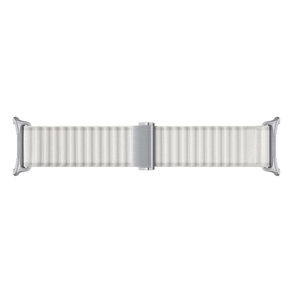 For Apple Watch Ultra 2 49mm Off Road Magnetic Buckle Braided Nylon Watch Band(White) by buy2fix