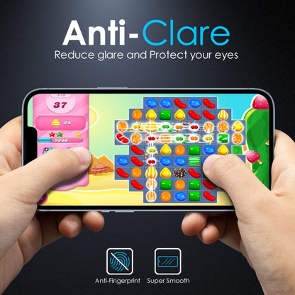 For iPhone 14 Plus / 13 Pro Max NORTHJO Matte Silkscreen Anti-Fingerprint Tempered Glass Film - iPhone 14 Plus Tempered Glass by NORTHJO | Online Shopping UK | buy2fix