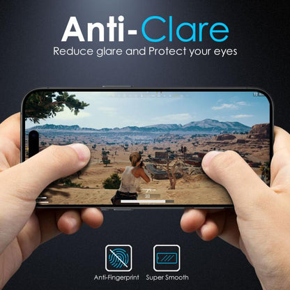 For iPhone 17 NORTHJO Matte Silkscreen Anti-Fingerprint Tempered Glass Film - iPhone 17 Tempered Glass by NORTHJO | Online Shopping UK | buy2fix