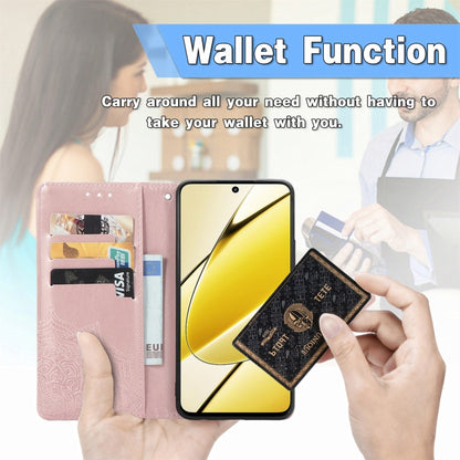 For Nothing CMF Phone 1 Mandala Flower Embossed Leather Phone Case(Rose Gold) - Nothing Cases by buy2fix | Online Shopping UK | buy2fix