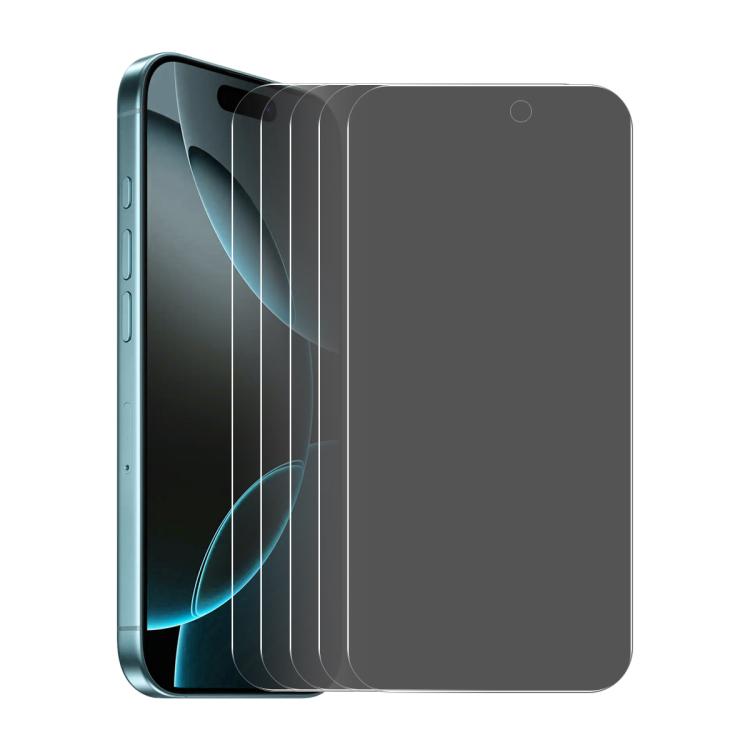 For iPhone 17 5pcs ENKAY Hat-Prince 28 Degree Anti-peeping Privacy Tempered Glass Film - iPhone 17 Tempered Glass by ENKAY | Online Shopping UK | buy2fix