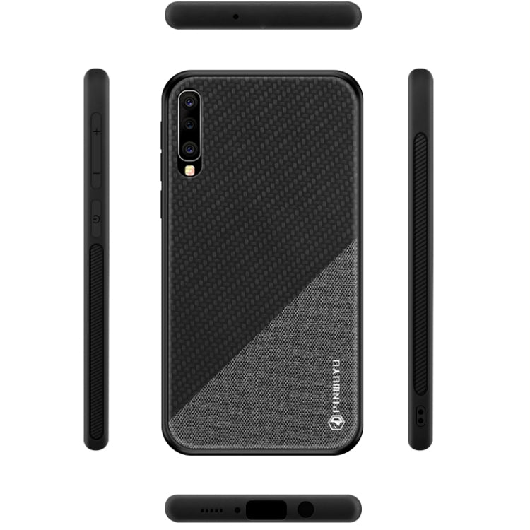 PINWUYO Honors Series Shockproof PC + TPU Protective Case for Galaxy A70(Blue) - Galaxy Phone Cases by PINWUYO | Online Shopping UK | buy2fix