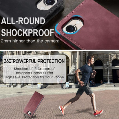 For iPhone 16e CaseMe 013 Multifunctional Horizontal Flip Leather Phone Case(Red) - iPhone 16e Cases by CaseMe | Online Shopping UK | buy2fix