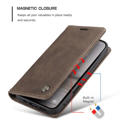 For iPhone 17 CaseMe 013 Multifunctional Horizontal Flip Leather Phone Case(Coffee) - iPhone 17 Cases by CaseMe | Online Shopping UK | buy2fix