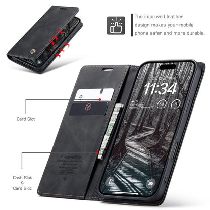 For iPhone 17 Pro CaseMe 013 Multifunctional Horizontal Flip Leather Phone Case(Black) - iPhone 17 Pro Cases by CaseMe | Online Shopping UK | buy2fix