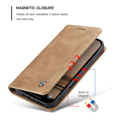 For iPhone 17 Pro Max CaseMe 013 Multifunctional Horizontal Flip Leather Phone Case(Brown) - iPhone 17 Pro Max Cases by CaseMe | Online Shopping UK | buy2fix