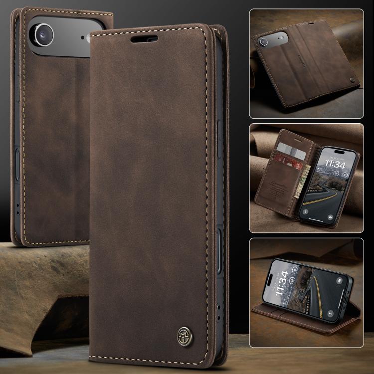 For iPhone Air CaseMe 013 Multifunctional Horizontal Flip Leather Phone Case(Coffee) - iPhone Air Cases by CaseMe | Online Shopping UK | buy2fix