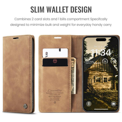 For iPhone Air CaseMe 013 Multifunctional Horizontal Flip Leather Phone Case(Brown) - iPhone Air Cases by CaseMe | Online Shopping UK | buy2fix