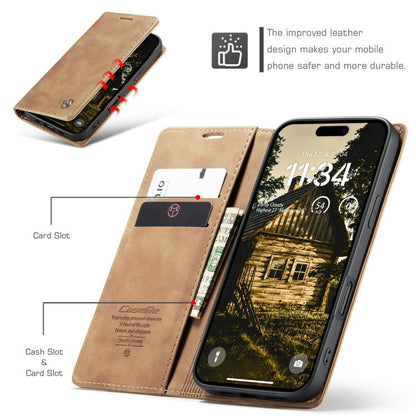 For iPhone Air CaseMe 013 Multifunctional Horizontal Flip Leather Phone Case(Brown) - iPhone Air Cases by CaseMe | Online Shopping UK | buy2fix