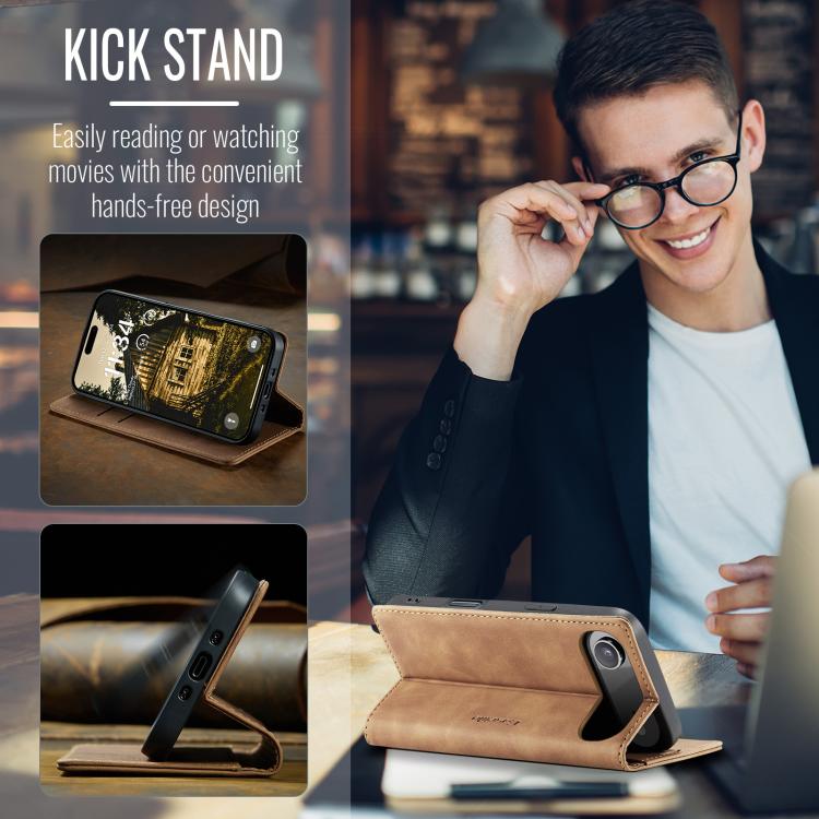 For iPhone Air CaseMe 013 Multifunctional Horizontal Flip Leather Phone Case(Brown) - iPhone Air Cases by CaseMe | Online Shopping UK | buy2fix
