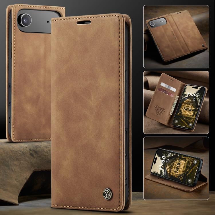 For iPhone Air CaseMe 013 Multifunctional Horizontal Flip Leather Phone Case(Brown) - iPhone Air Cases by CaseMe | Online Shopping UK | buy2fix