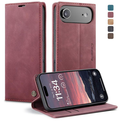 For iPhone 17 Air CaseMe 013 Multifunctional Horizontal Flip Leather Phone Case(Red) - iPhone 17 Air Cases by CaseMe | Online Shopping UK | buy2fix