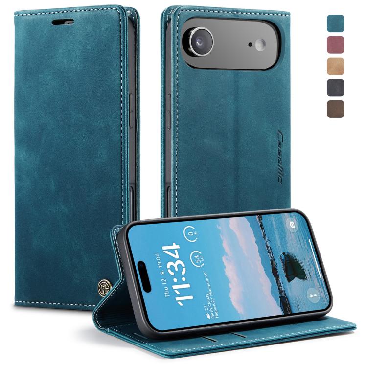 For iPhone 17 Air CaseMe 013 Multifunctional Horizontal Flip Leather Phone Case(Blue) - iPhone 17 Air Cases by CaseMe | Online Shopping UK | buy2fix