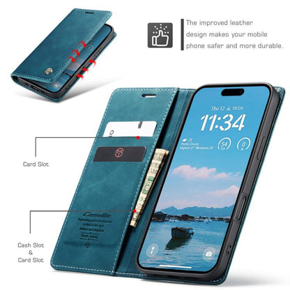 For iPhone 17 Air CaseMe 013 Multifunctional Horizontal Flip Leather Phone Case(Blue) - iPhone 17 Air Cases by CaseMe | Online Shopping UK | buy2fix