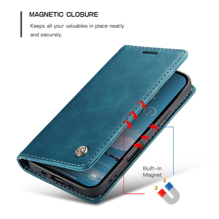 For iPhone 17 Air CaseMe 013 Multifunctional Horizontal Flip Leather Phone Case(Blue) - iPhone 17 Air Cases by CaseMe | Online Shopping UK | buy2fix