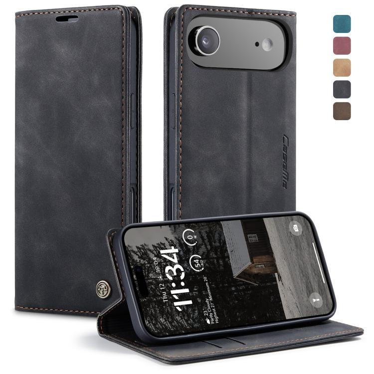For iPhone 17 Air CaseMe 013 Multifunctional Horizontal Flip Leather Phone Case(Black) - iPhone 17 Air Cases by CaseMe | Online Shopping UK | buy2fix