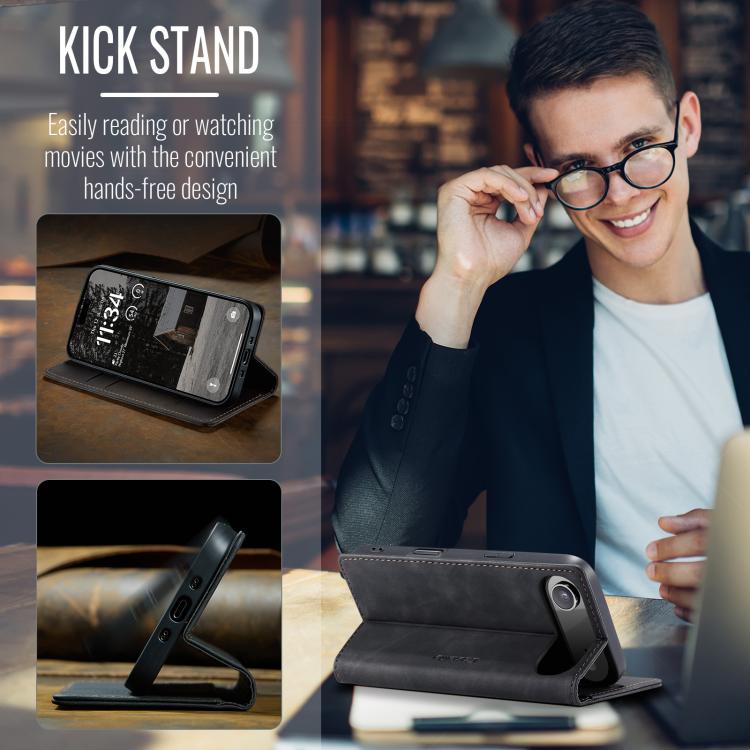 For iPhone 17 Air CaseMe 013 Multifunctional Horizontal Flip Leather Phone Case(Black) - iPhone 17 Air Cases by CaseMe | Online Shopping UK | buy2fix