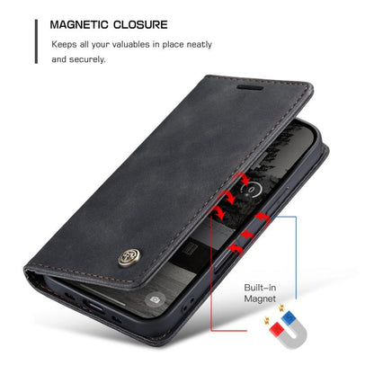For iPhone 17 Air CaseMe 013 Multifunctional Horizontal Flip Leather Phone Case(Black) - iPhone 17 Air Cases by CaseMe | Online Shopping UK | buy2fix
