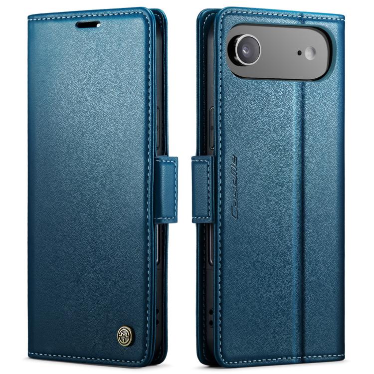 For iPhone Air CaseMe 023 Butterfly Buckle Litchi Texture RFID Anti-theft Leather Phone Case(Blue) - iPhone Air Cases by CaseMe | Online Shopping UK | buy2fix
