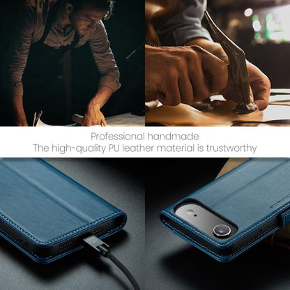 For iPhone Air CaseMe 023 Butterfly Buckle Litchi Texture RFID Anti-theft Leather Phone Case(Blue) - iPhone Air Cases by CaseMe | Online Shopping UK | buy2fix