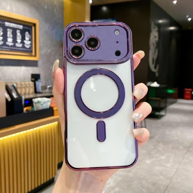 For iPhone 17 Pro Imitation Original Magsafe TPU Phone Case(Purple) - iPhone 17 Pro Cases by buy2fix | Online Shopping UK | buy2fix