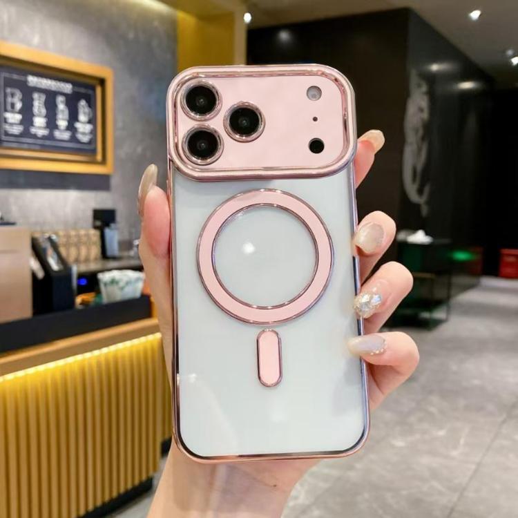 For iPhone 17 Pro Max Imitation Original Magsafe TPU Phone Case(Pink) - iPhone 17 Pro Max Cases by buy2fix | Online Shopping UK | buy2fix