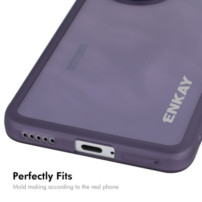 For Honor 200 ENKAY Hat-Prince Translucent Matte TPU Phone Case with Lens Film(White) - Honor Cases by ENKAY | Online Shopping UK | buy2fix