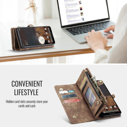 For Google Pixel 10 Pro XL CaseMe 008 Detachable Multifunctional Leather Phone Case(Brown) - Google Cases by CaseMe | Online Shopping UK | buy2fix