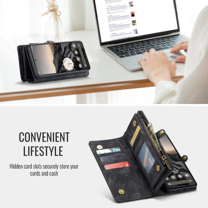 For Google Pixel 10 Pro XL CaseMe 008 Detachable Multifunctional Leather Phone Case(Black) - Google Cases by CaseMe | Online Shopping UK | buy2fix