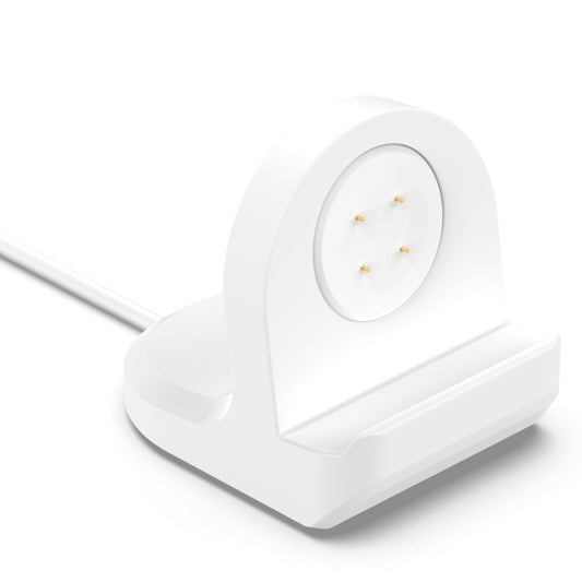 For Google Pixel Watch 3 41 / 45mm Smart Watch Silicone Charging Holder with Charging Cable(White) by buy2fix