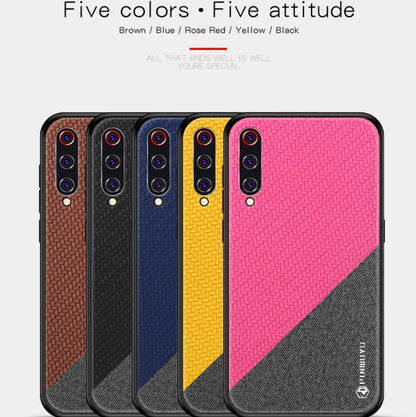 PINWUYO Honors Series Shockproof PC + TPU Protective Case for XIAOMI Mi 9(Brown) - Xiaomi Cases by PINWUYO | Online Shopping UK | buy2fix