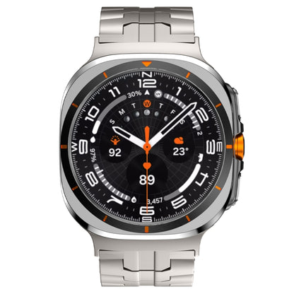 For Samsung Galaxy Watch Ultra 47mm Titanium Alloy Metal Watch Band(Titanium Color) - Watch Bands by buy2fix | Online Shopping UK | buy2fix