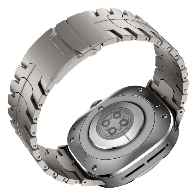 For Samsung Galaxy Watch Ultra 47mm Titanium Alloy Metal Watch Band(Titanium Color) - Watch Bands by buy2fix | Online Shopping UK | buy2fix