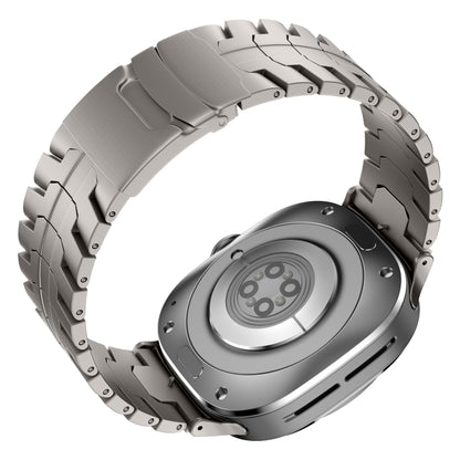 For Samsung Galaxy Watch Ultra 47mm Titanium Alloy Metal Watch Band(Titanium Color) - Watch Bands by buy2fix | Online Shopping UK | buy2fix