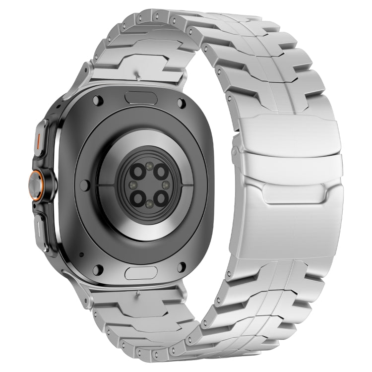 For Samsung Galaxy Watch Ultra 47mm Titanium Alloy Metal Watch Band(Silver) - Watch Bands by buy2fix | Online Shopping UK | buy2fix