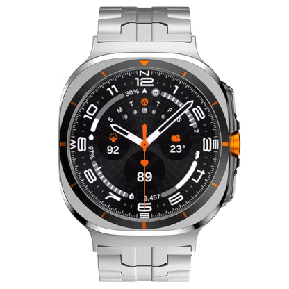 For Samsung Galaxy Watch Ultra 47mm Titanium Alloy Metal Watch Band(Silver) - Watch Bands by buy2fix | Online Shopping UK | buy2fix