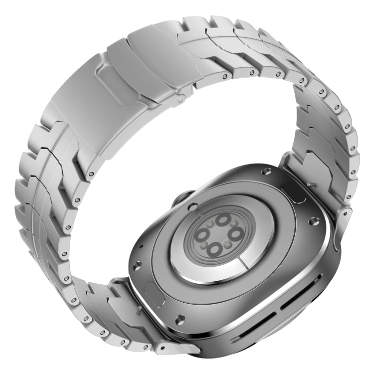 For Samsung Galaxy Watch Ultra 47mm Titanium Alloy Metal Watch Band(Silver) - Watch Bands by buy2fix | Online Shopping UK | buy2fix