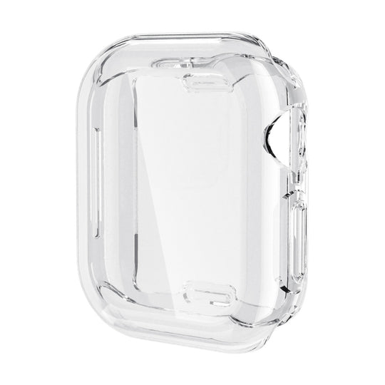 For Apple Watch Series 11 / 10 42mm ENKAY Hat-Prince Electroplated Soft TPU Case with Screen Film(Transparent)