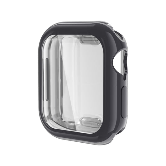 For Apple Watch Series 10 46mm Full Coverage TPU Electroplated Watch Case(Grey) - Watch Cases by buy2fix | Online Shopping UK | buy2fix