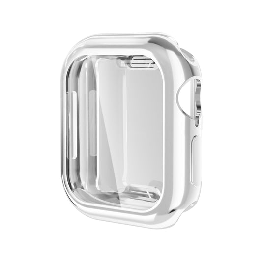 For Apple Watch Series 10 46mm Full Coverage TPU Electroplated Watch Case(Sliver) - Watch Cases by buy2fix | Online Shopping UK | buy2fix