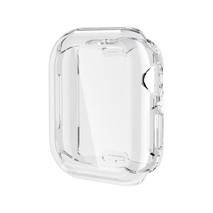 For Apple Watch Series 10 42mm Full Coverage TPU Electroplated Watch Case(Transparent) - Watch Cases by buy2fix | Online Shopping UK | buy2fix