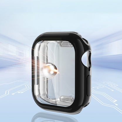 For Apple Watch Series 10 42mm Full Coverage TPU Electroplated Watch Case(Rose Gold) - Watch Cases by buy2fix | Online Shopping UK | buy2fix