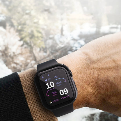 For Apple Watch Series 10 42mm Full Coverage TPU Electroplated Watch Case(Grey) - Watch Cases by buy2fix | Online Shopping UK | buy2fix