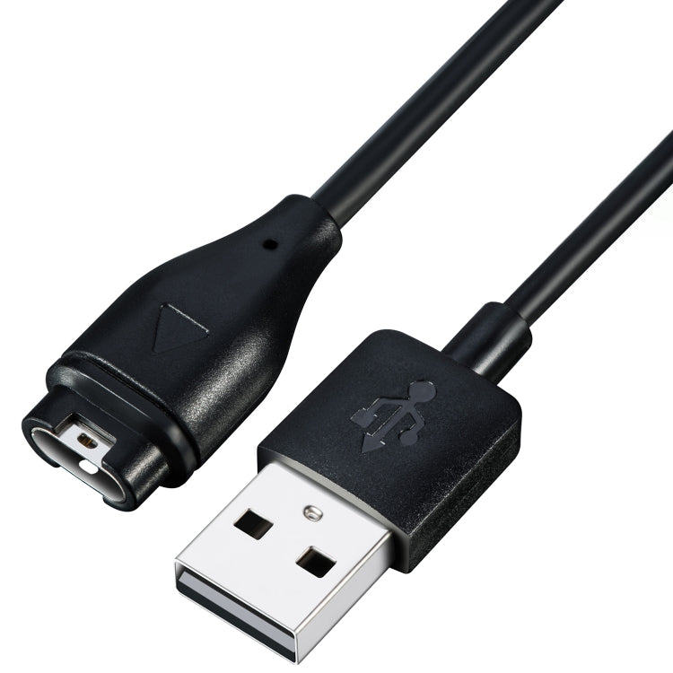 For Garmin Fenix 8 AMOLED / Vivoactive 6 USB Interface Smart Watch Charging Cable, Length: 1m(Black) - Charger by buy2fix | Online Shopping UK | buy2fix