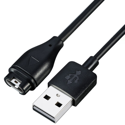 For Garmin Fenix 8 AMOLED / Vivoactive 6 USB Interface Smart Watch Charging Cable, Length: 1m(Black) - Charger by buy2fix | Online Shopping UK | buy2fix