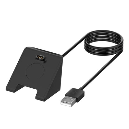 For Garmin Fenix 8 AMOLED USB Interface Vertical Watch Charger, Length: 1m(Black) - Charger by buy2fix | Online Shopping UK | buy2fix